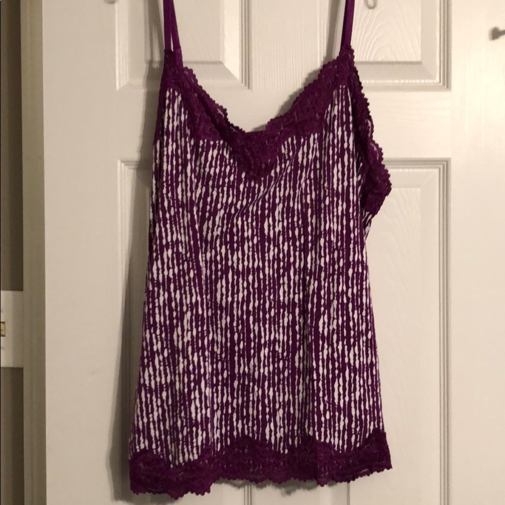 Laced top and bottom cami